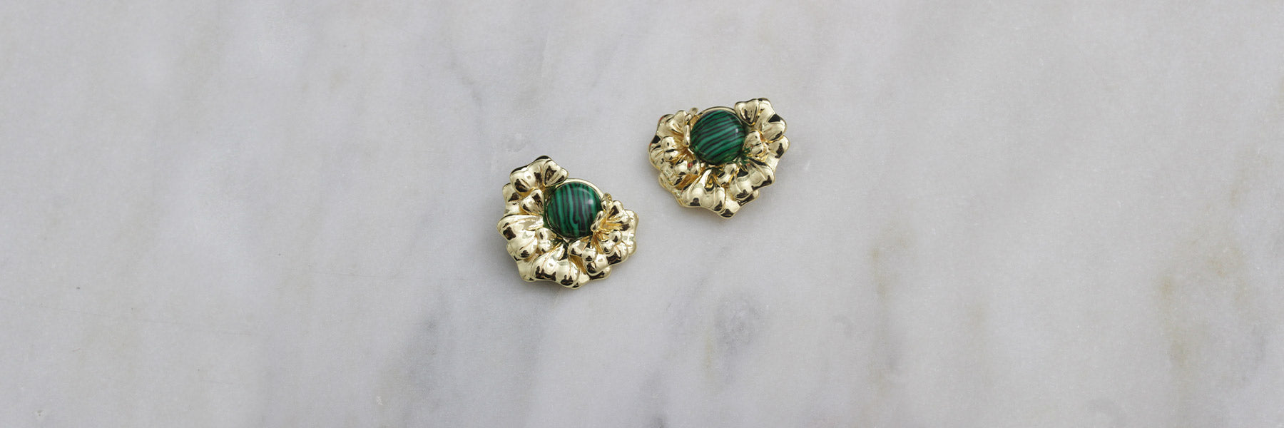 Boucles d'oreilles vertes