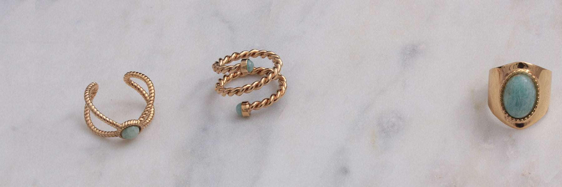 Bagues Amazonite