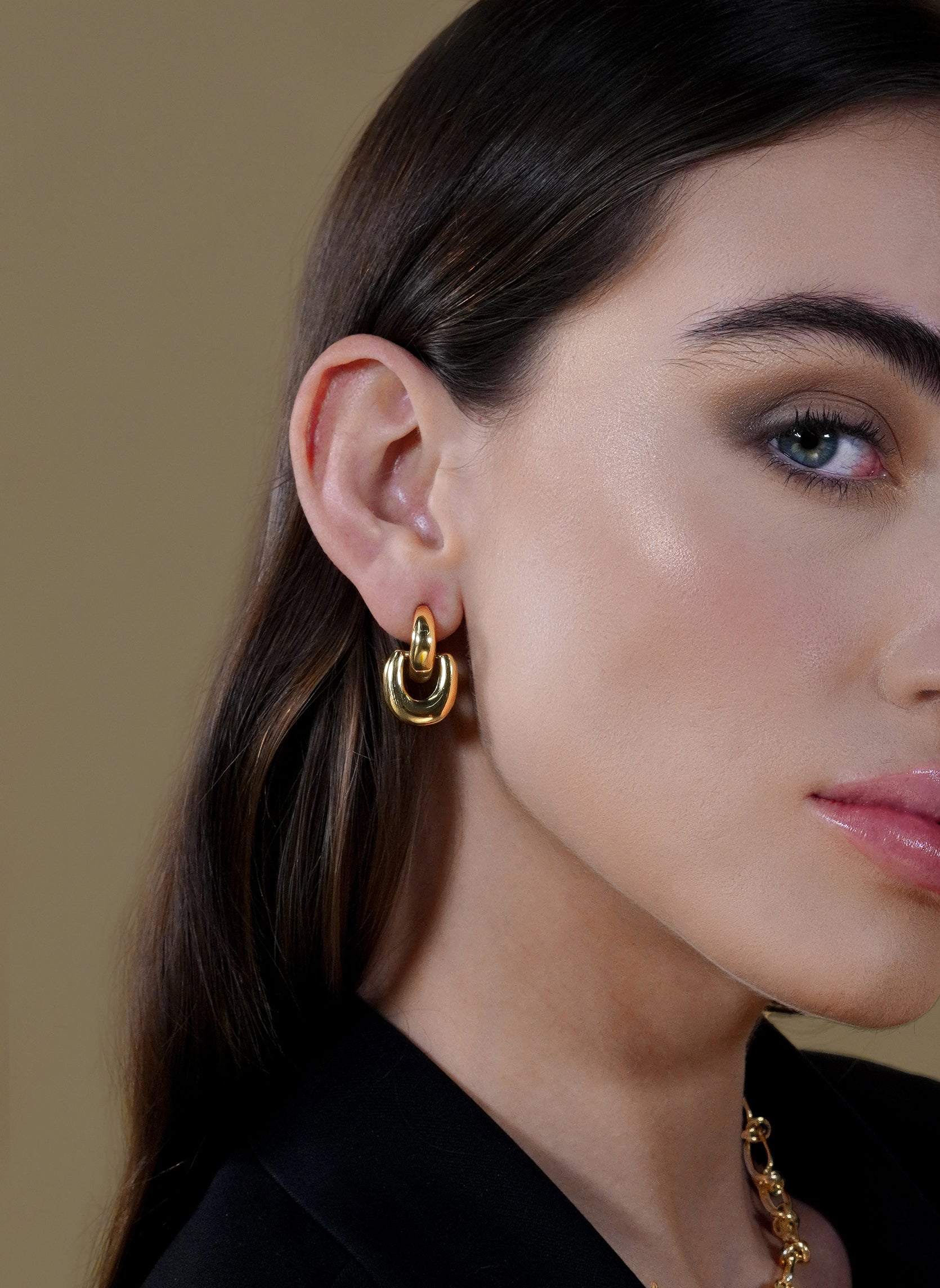 Boucles d'oreilles pendantes Agathe