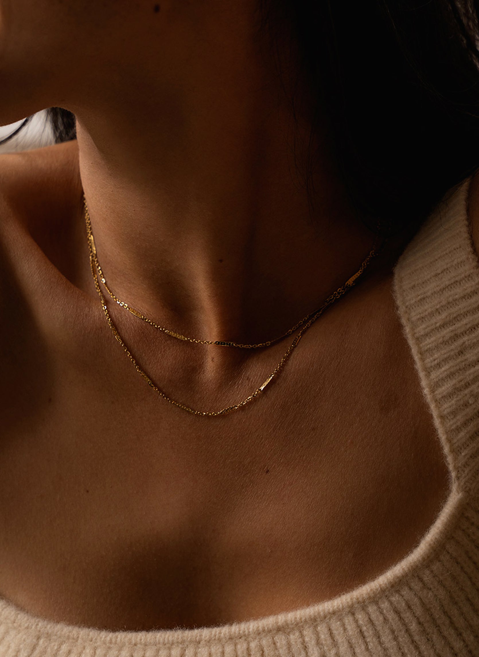 Chain necklace Hedelia