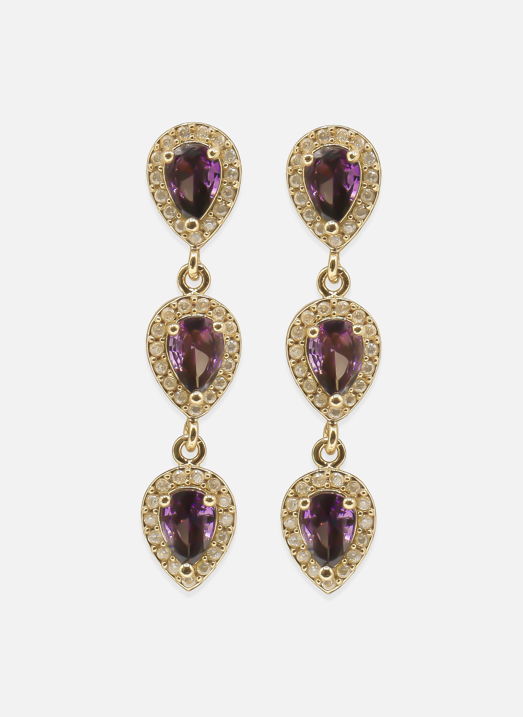 Boucles d'oreilles pendantes Magdalena