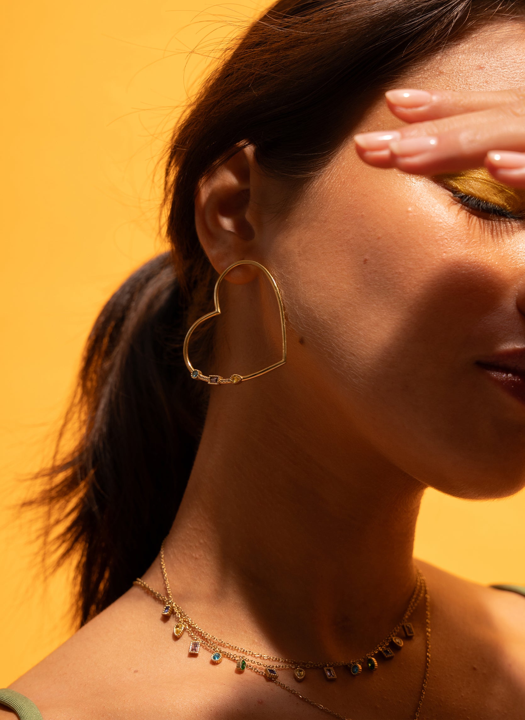 Boucles d'oreilles pendantes Priya