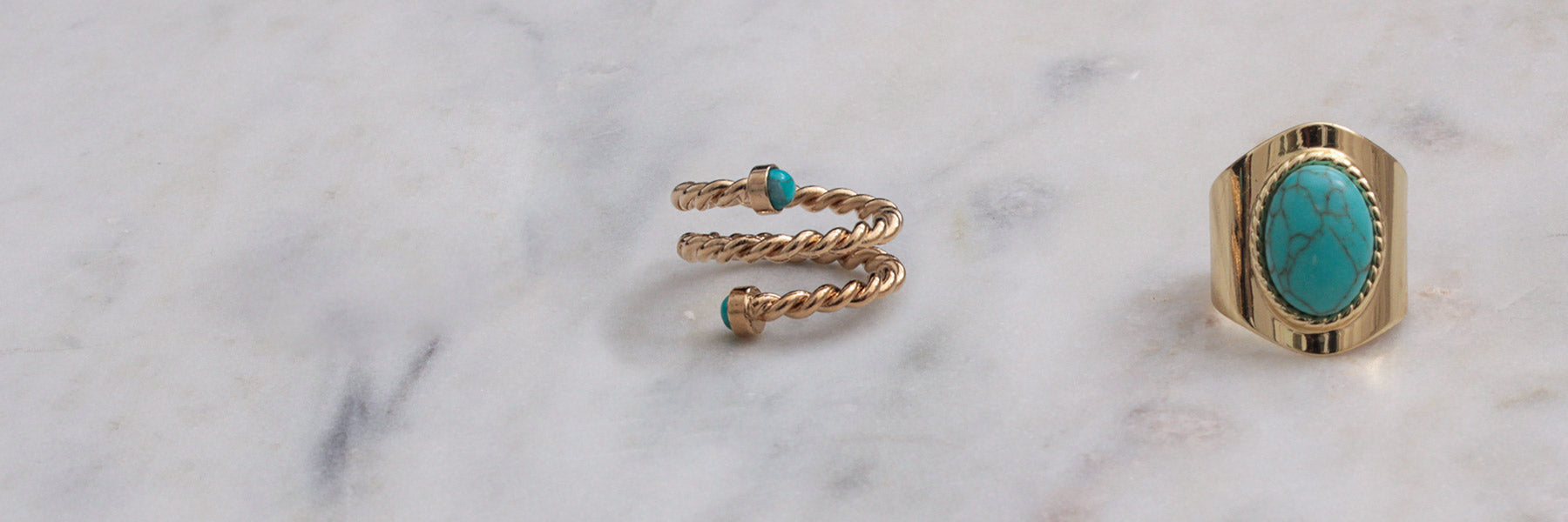 Bagues turquoise