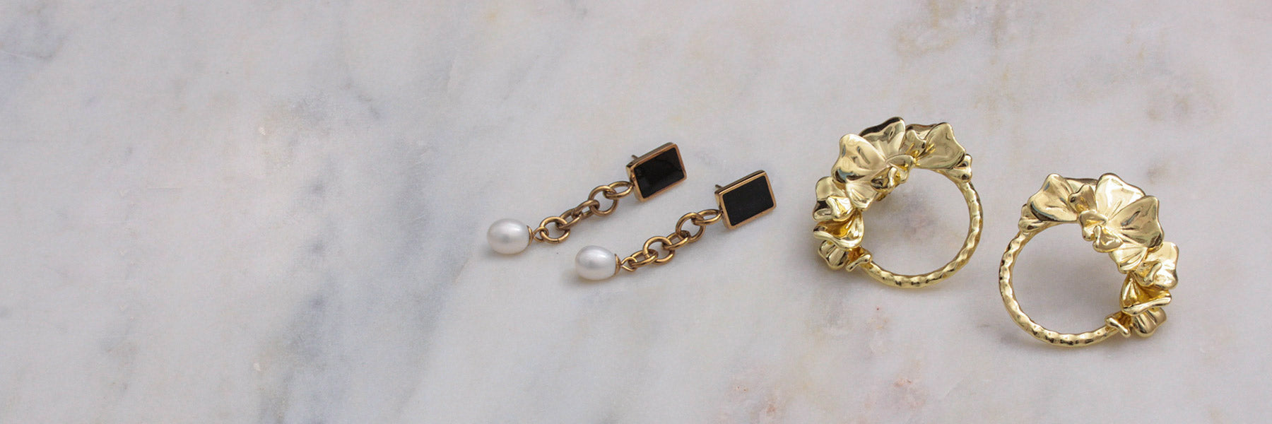 Boucles d'oreilles dorées