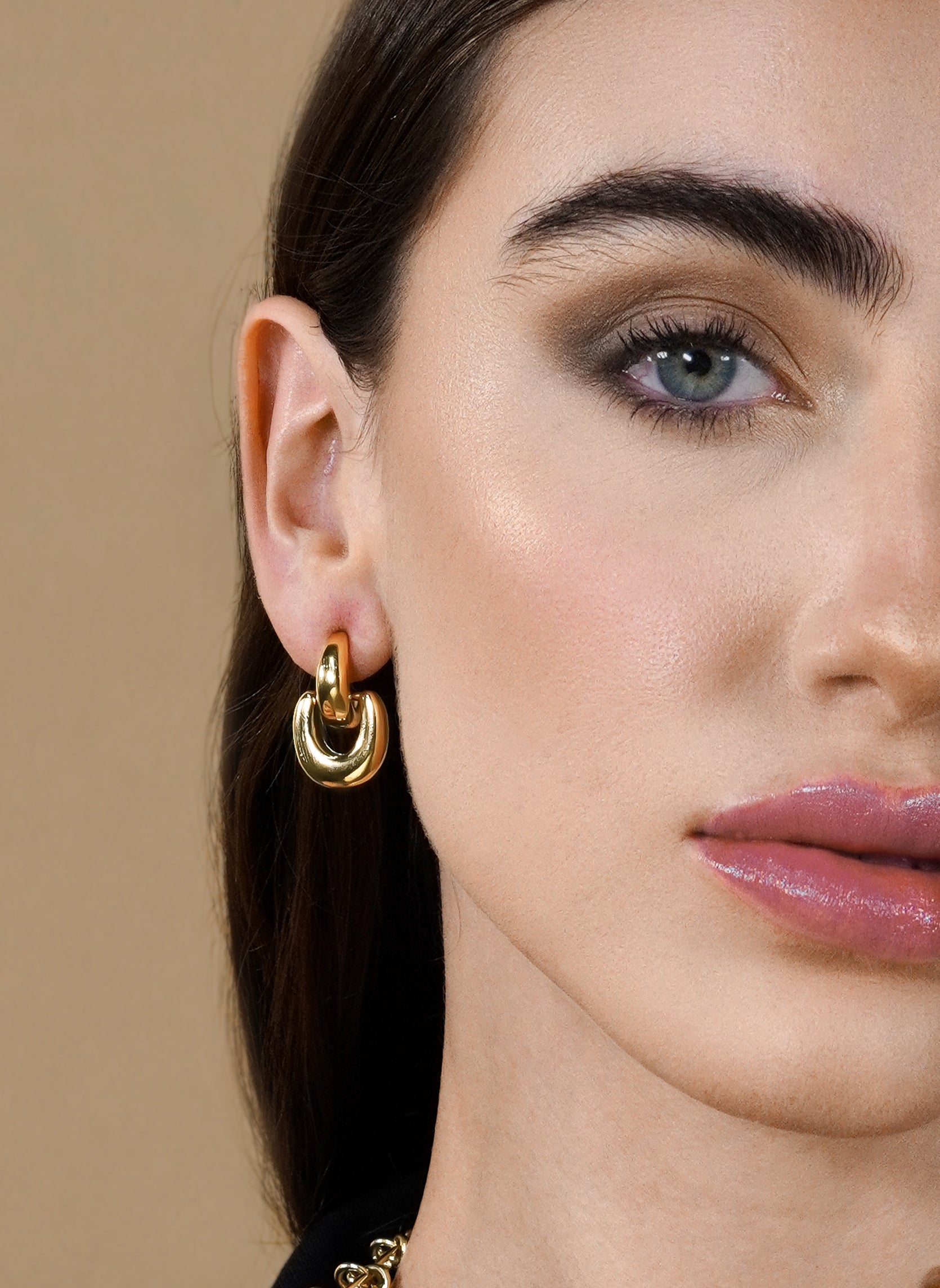 Boucles d'oreilles pendantes Agathe