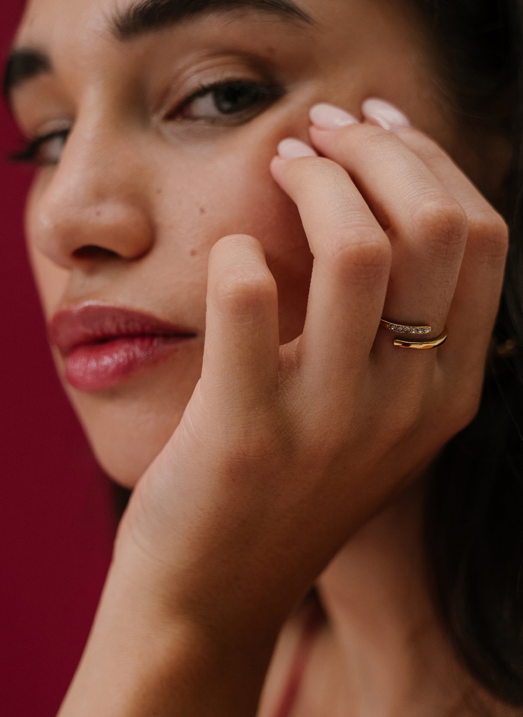 Thin Ring Anaïs Étoilée