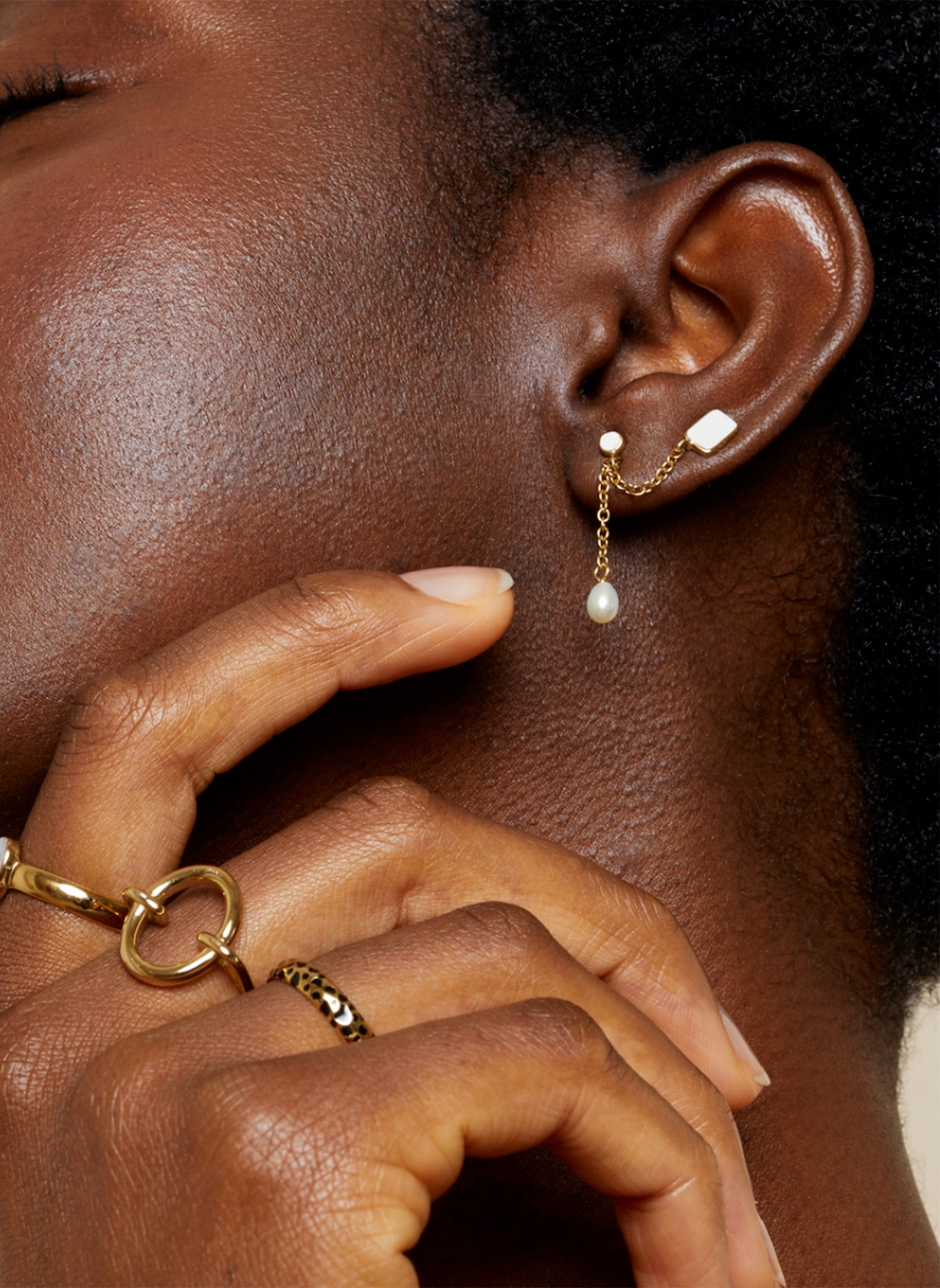 Drop earrings Ash